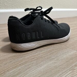 NOBULL Black Trainers with White Soles
